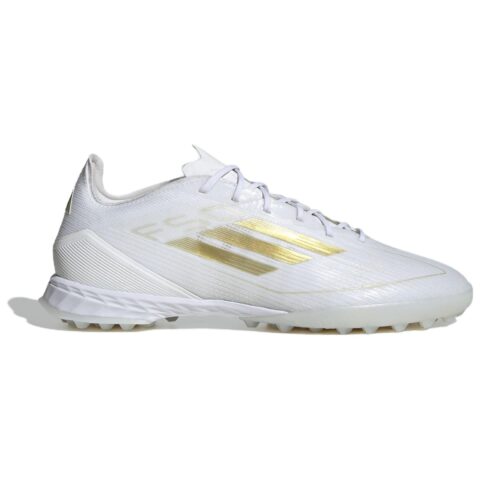 Adidas F50 PRO Comfortable And Lightweight Soccer Shoes Unisex White Gold