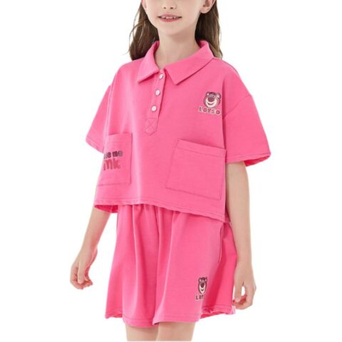 Disney Pre School Casual Sportswear Polo Collar Thin