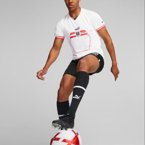 PUMA Soccer Jerseys Men’s White Moderate Straight Fit