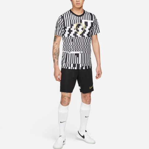 Nike Dri Fit Soccer Jerseys Men’s Black White Moderate Straight Fit