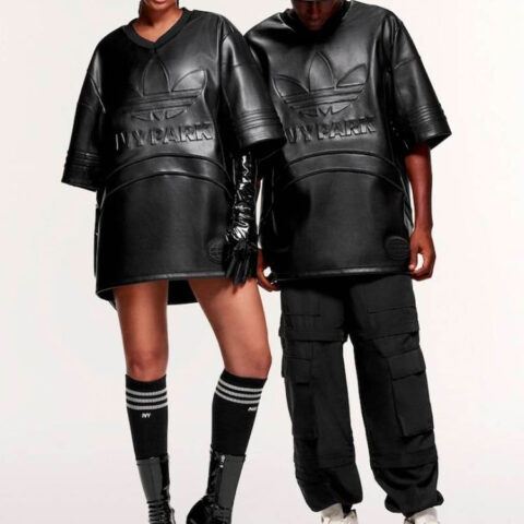 adidas originals X IVY PARK Short Sleeve Fashion Jersey Black