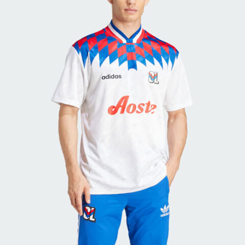 Adidas Olympique Lyonnais Soccer Jerseys Men’s White Moderate Straight Fit