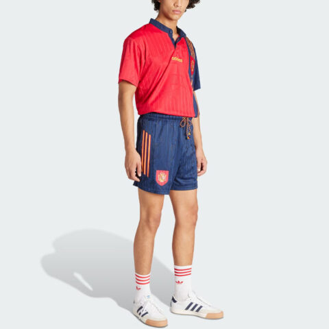Adidas Spain 1996 Home Shorts Soccer Ball Shorts Men’s Dark Indigo