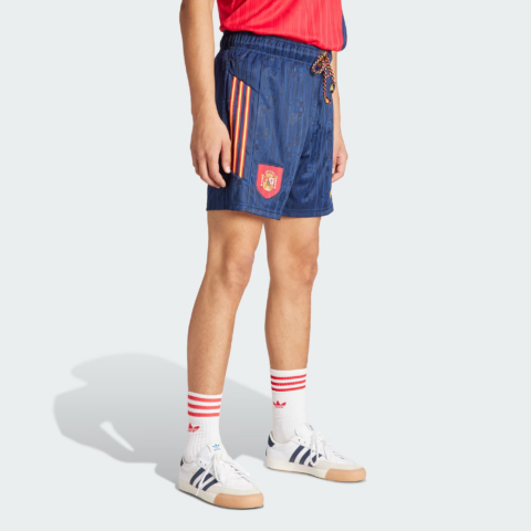 Adidas Spain 1996 Home Shorts Soccer Ball Shorts Men’s Dark Indigo