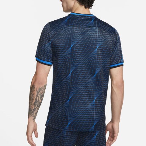 Nike Dri Fit Soccer Jerseys Men’s Blue Moderate