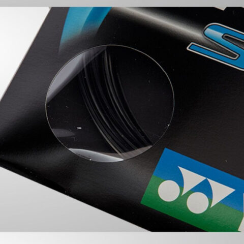 YONEX Tennis Racket Strings Polyester 12m Black, Cerulean