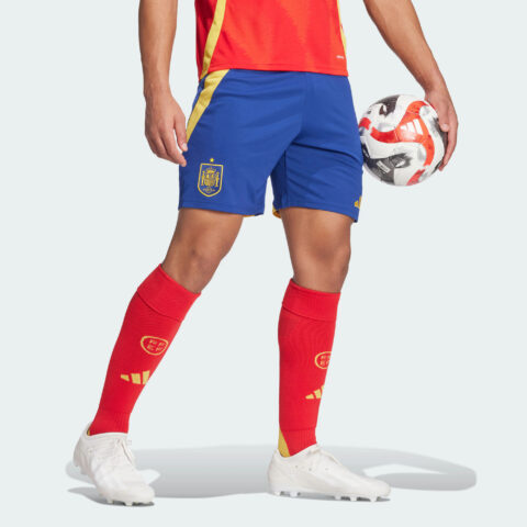 Adidas Spain 24 Home Shorts Soccer Bottom Fan Edition, Spain Team, Home Men’s Victory Blue