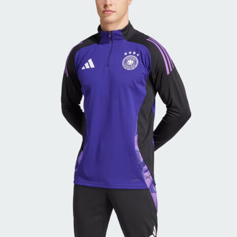 Adidas Germany Tiro 24 Competition Training Top Soccer Jersey Men’s Purple Black
