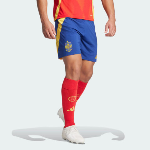 Adidas Spain 24 Home Shorts Soccer Bottom Fan Edition, Spain Team, Home Men’s Victory Blue