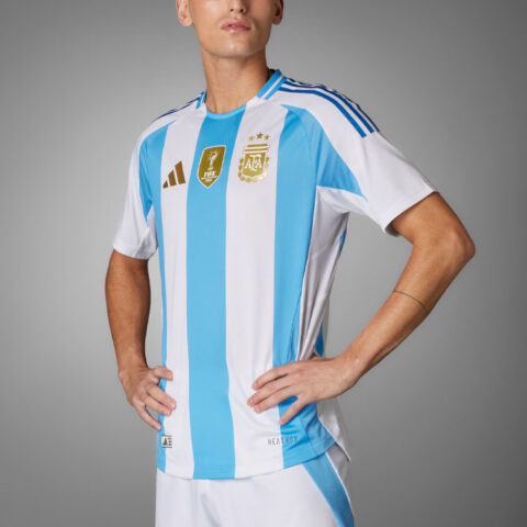 Adidas Argentina 2024 Home Authentic Messi Jersey
