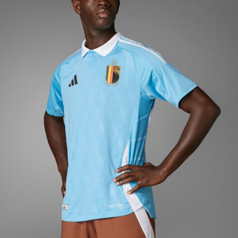 Adidas Belgium 2024 Away Authentic Jersey Soccer Jersey Player Edition, Belgium National Team, Away Men’s Blue