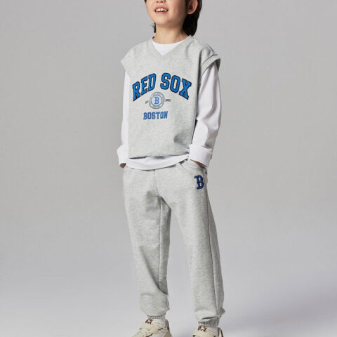 MLB Casual Sportswear Gray Kids’