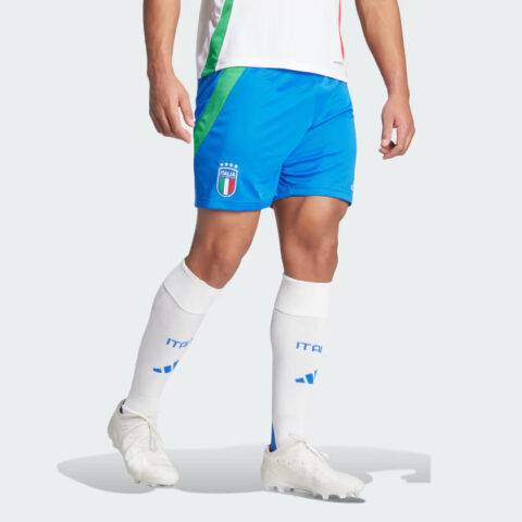Adidas Italy 24 Away Shorts Soccer Bottom Fan Edition, Italy Version, Away Men’s Blue