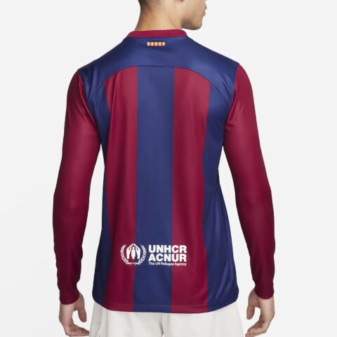 Nike FC Barcelona 2023/24 Stadium Home Soccer Jersey Men’s Dark Royal Blue/Noble Red/White