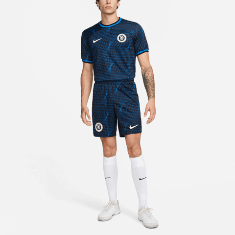 Nike Chelsea FC 2023/24 Stadium Away Soccer Bottom Men’s Soaring/White