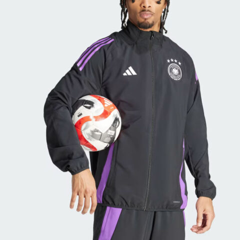 Adidas GERMANY TIRO 24 COMPETITION PRESENTATION TRACK TOP Soccer Jersey Germany Men’s Black