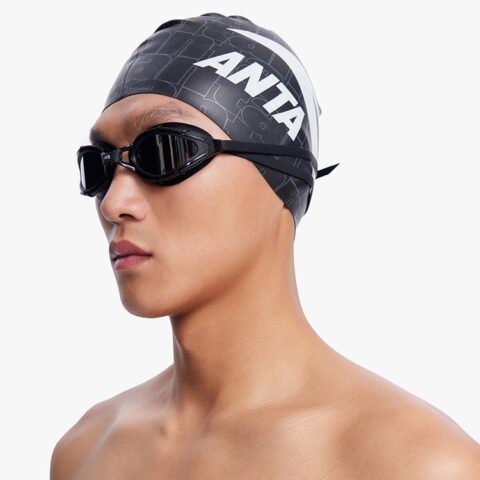Anta Anti fog Swim Goggles, HD Silicone Pc Unisex Black