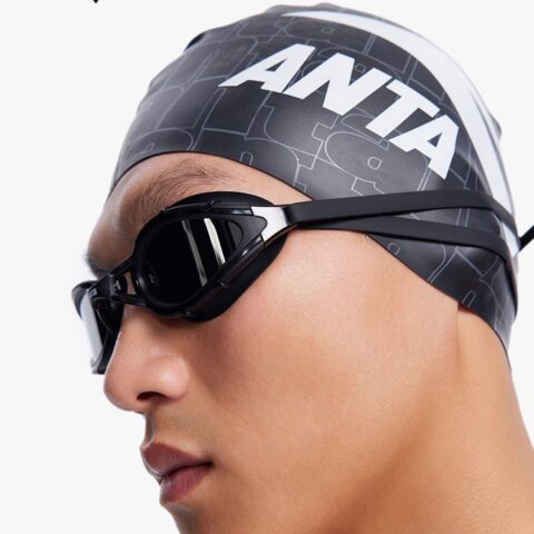 Anta Anti fog Swim Goggles, HD Silicone Pc Unisex Black
