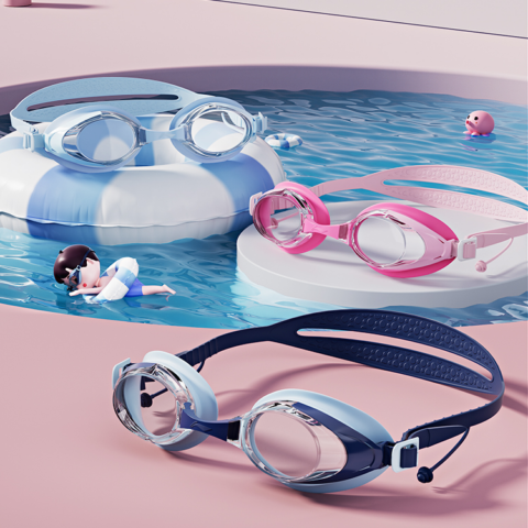 Li Ning Swim Goggles Silicone, Polycarbonate Kids’