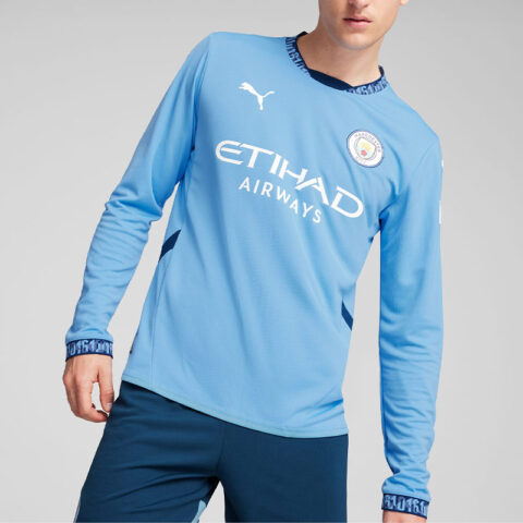 PUMA Camiseta De Fútbol De Manga Larga Manchester City 24/25 Local Para Hombre