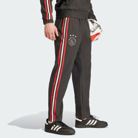 Adidas AJAX AMSTERDAM THE TRACKSTAND PANTS Soccer Bottom Men’s Black