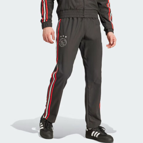 Adidas AJAX AMSTERDAM THE TRACKSTAND PANTS Soccer Bottom Men’s Black