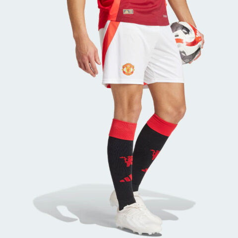 Adidas Free Shipping With AdiClub Manchester United 24/25 Home Shorts