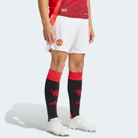 Adidas Free Shipping With AdiClub Manchester United 24/25 Home Shorts