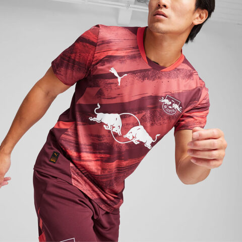 PUMA SS24 RB Leipzig Soccer Jersey Men’s Red