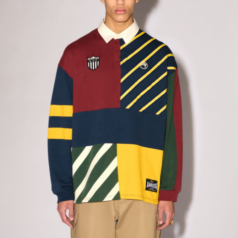 Ambush patchwork polo shirt
