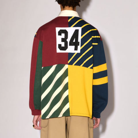 Ambush patchwork polo shirt