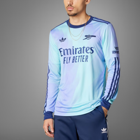 Adidas Originals Free Shipping With AdiClub Arsenal 24/25 Long Sleeve Third Jersey