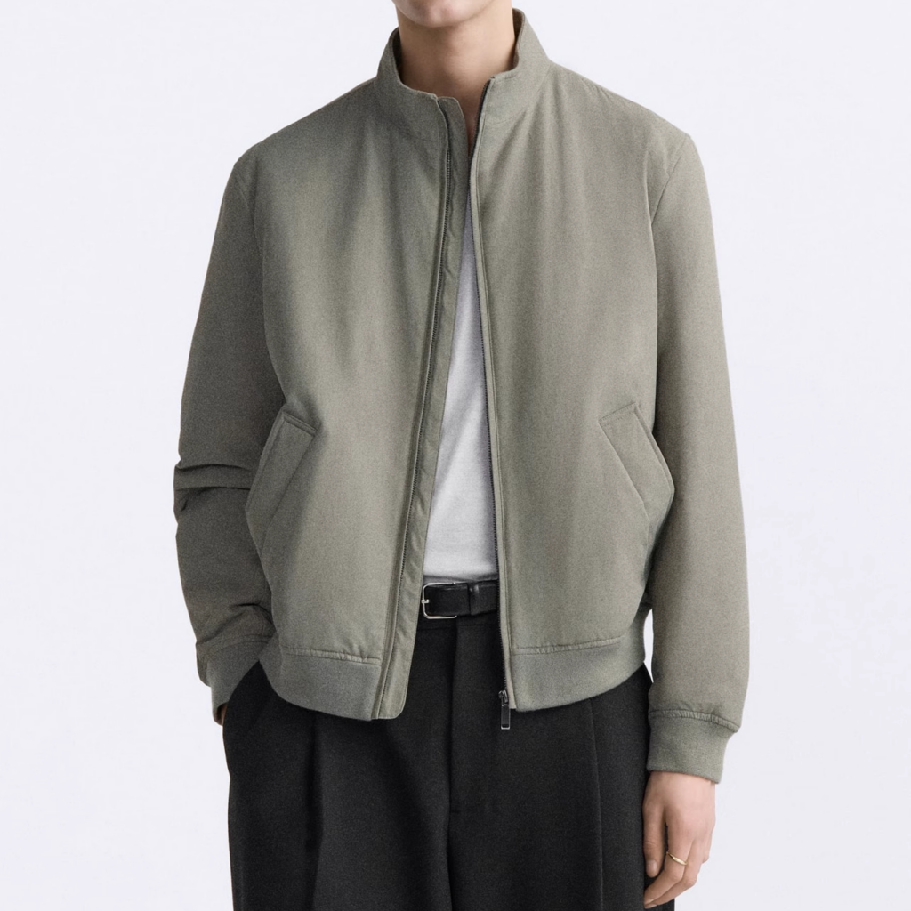 ZARA Jackets & Coats Men’s Gray
