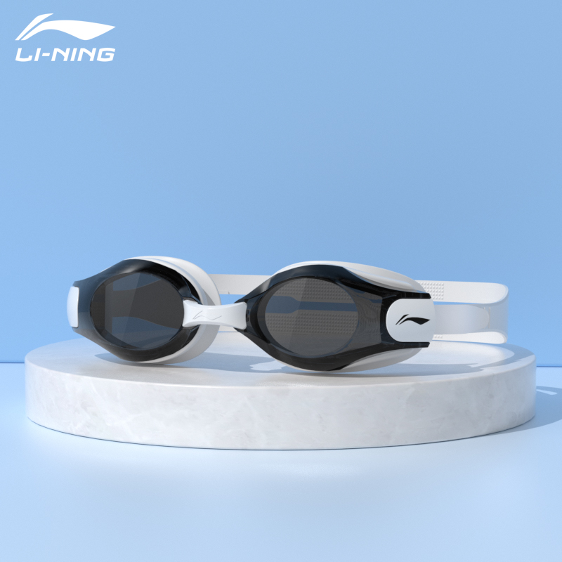 Li Ning Swim Goggles Polycarbonate, Silicone Unisex White
