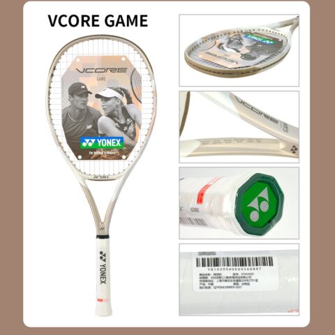 YONEX VCORE GAME 265g 100 Square Inches Beach Beige Yellow Unisex Carbon Tennis Rackets