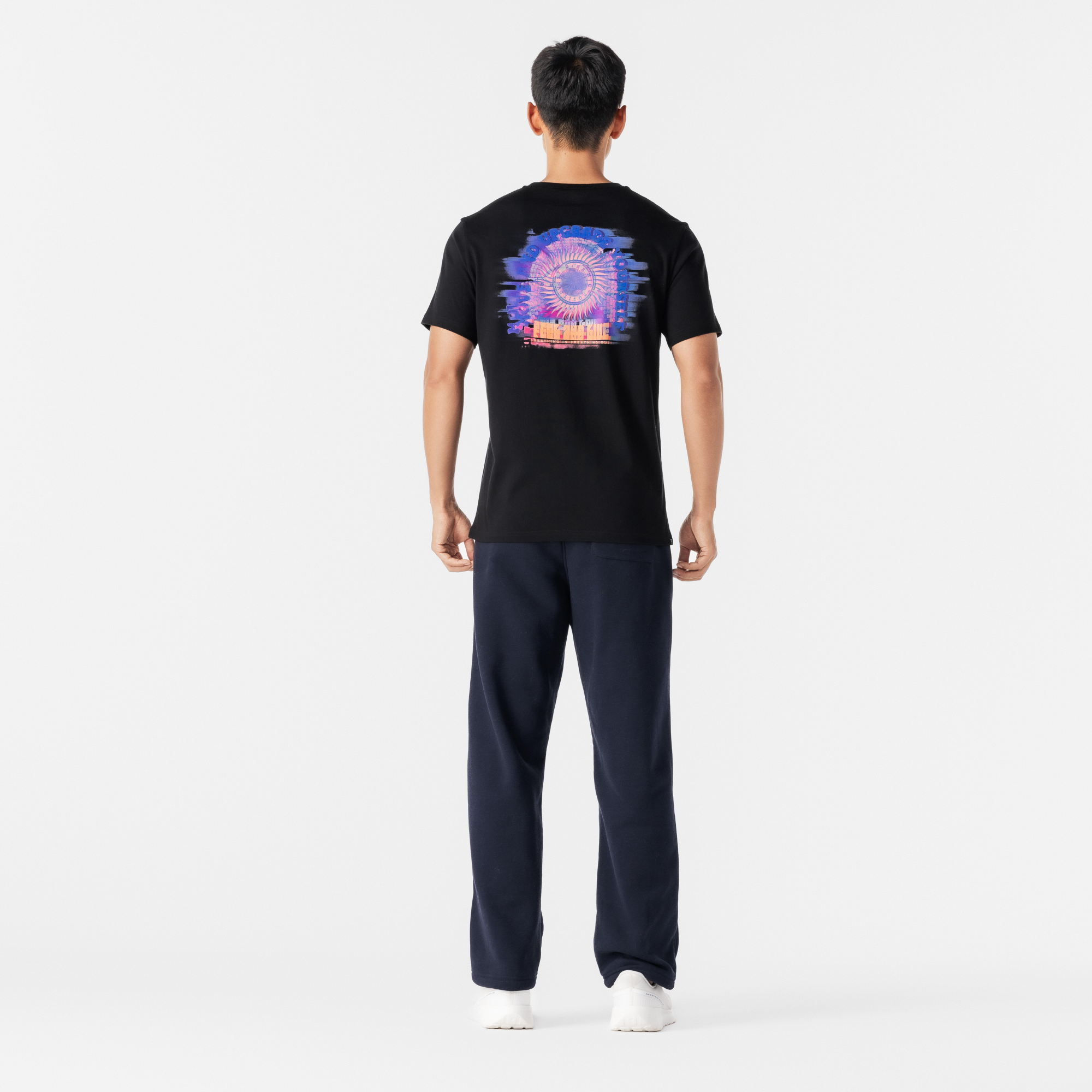 DECATHLON DOMYOS Fleece Pants Men’s Blue Black