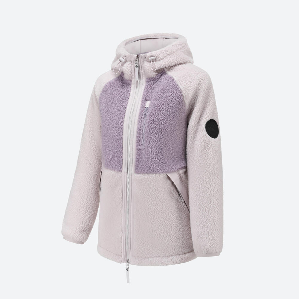 DECATHLON SH500 Fleece Clothing Women’s Light Purple Gray