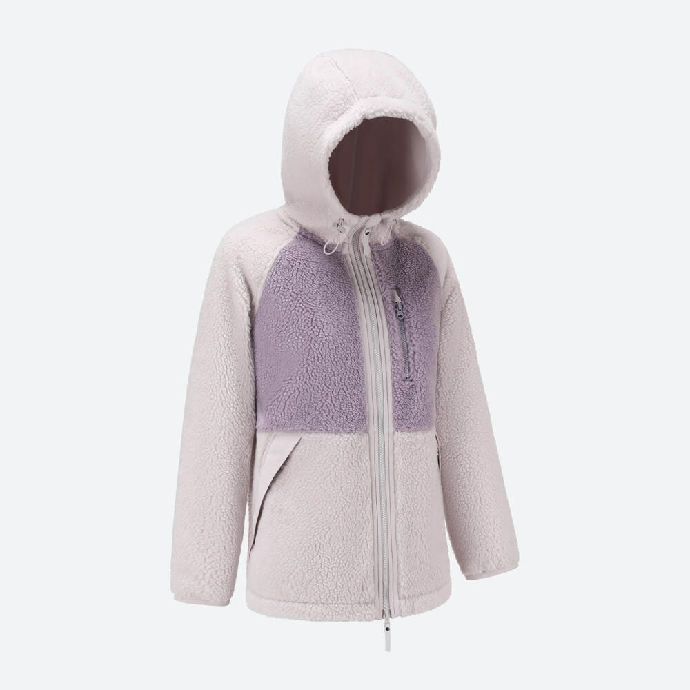 DECATHLON SH500 Fleece Clothing Women’s Light Purple Gray
