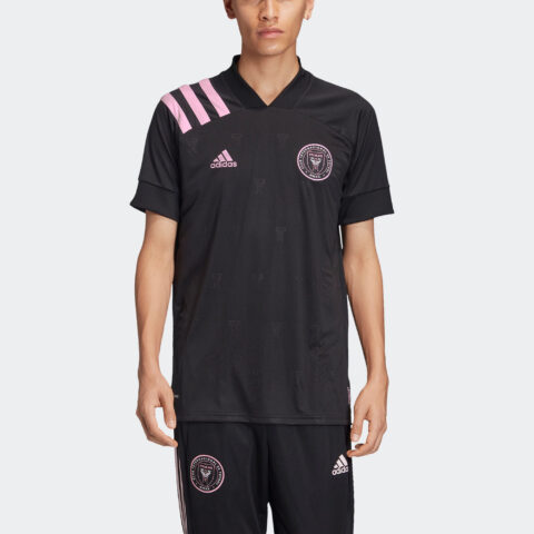 Adidas Miami International AEROREADY Soccer Jersey Men’s Black/Transparent Pink