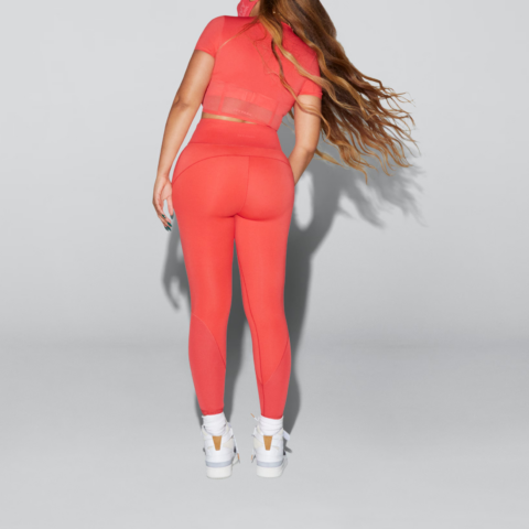 Adidas Ivy Park Corset Crop Top Real Coral