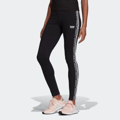 Adidas Originals Tights TAPE Sports Pants Women’s Black