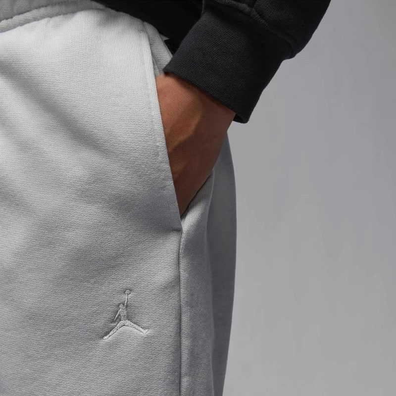 Jordan Flight Fleece Sports Pants Men’s Gray White