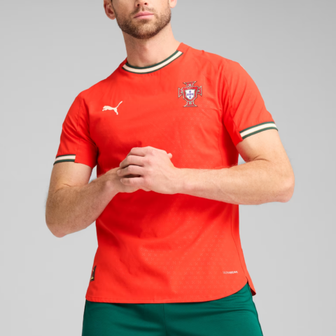 PUMA Camiseta De Fútbol Local Auténtica Para Hombre De La Selección De Portugal ’25