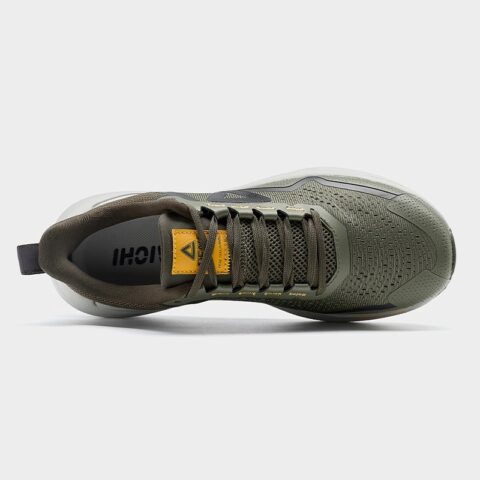 PEAK Cushioning Rebound Abrasion Resistant Slip Resistant Low top Running Shoes Men’s Light Army Green