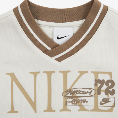 Nike Casual Sportswear Heritage FW24 Mink Brown Children Aged 3 7 Years Old