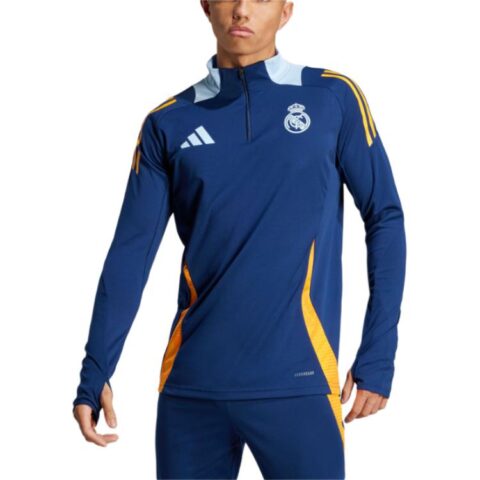 Adidas Real MadridAEROREADY TIRO 24 COMPETITION Soccer Jersey Men’s Glossy Finish Blue