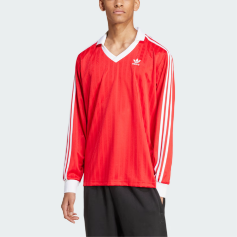 Adidas Originals Adicolor Piqué Soccer Long Sleeve Tee