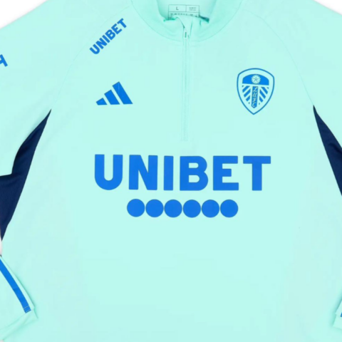 Adidas 2023 24 Leeds United Player Issue Soccer Jersey Unisex Teal