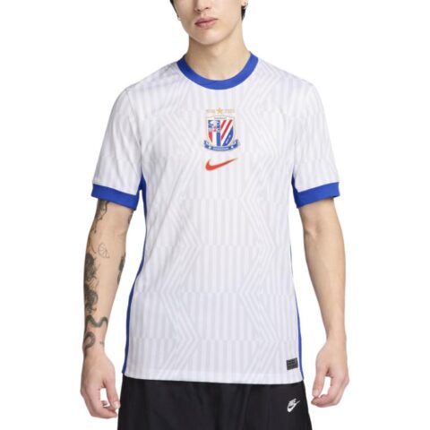 Nike Dri Fit Soccer Jersey Men’s White/Campus Blue/University Red