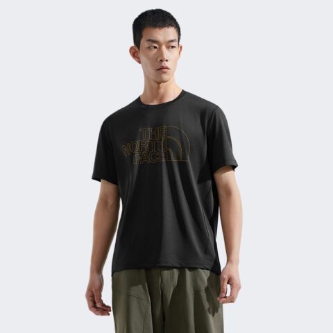 THE NORTH FACE SUN CHASE SS25 Quick Dry T Shirts Men’s Cosmic Black